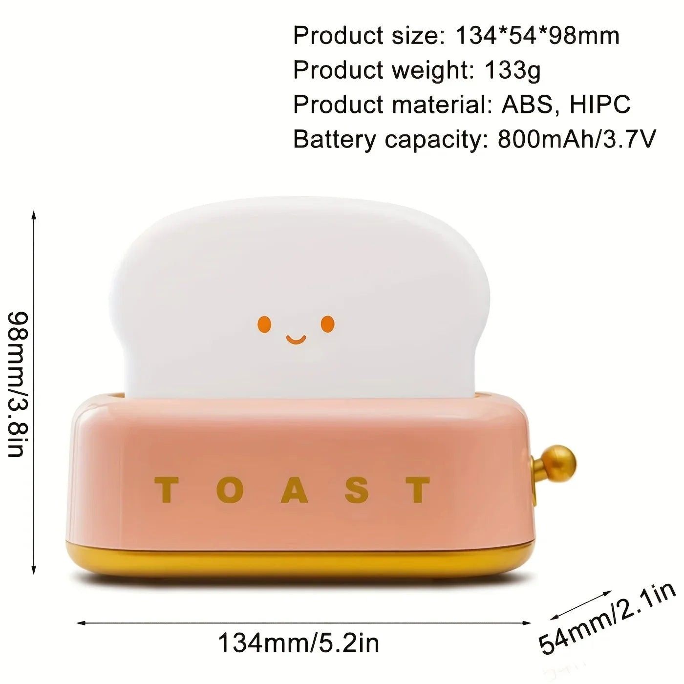 GlowPal Toast Nightlight - GlowPal