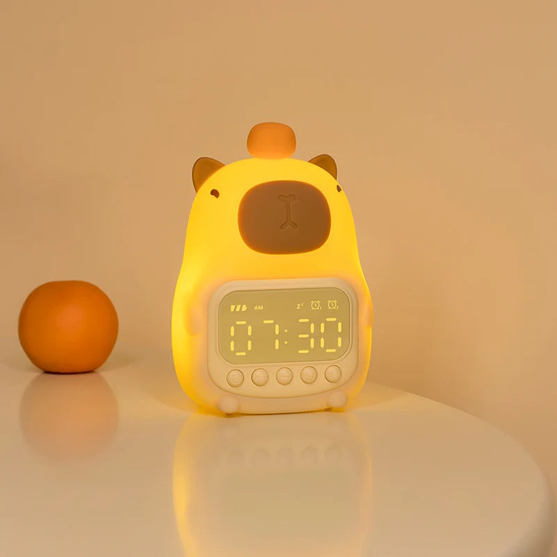 Capybara Alarm Clock Lamp
