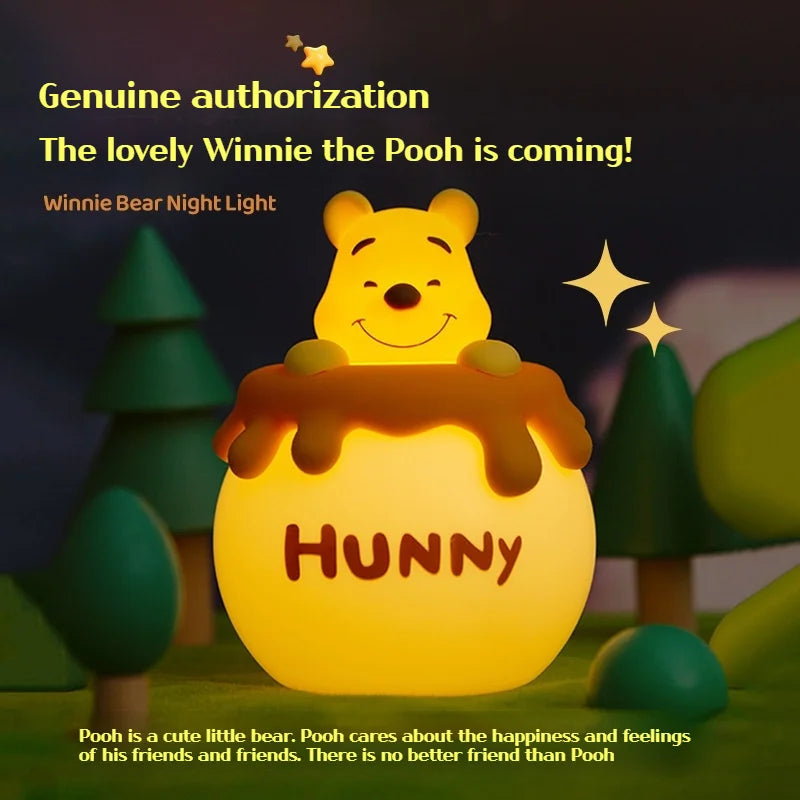The Pooh Bee Jar Shape Creative Night Light