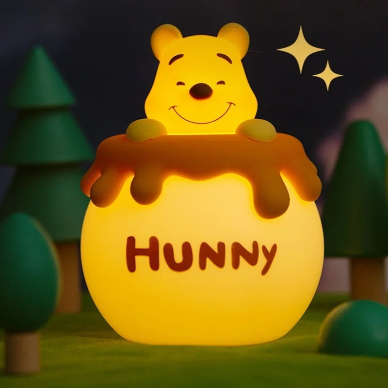 The Pooh Bee Jar Shape Creative Night Light