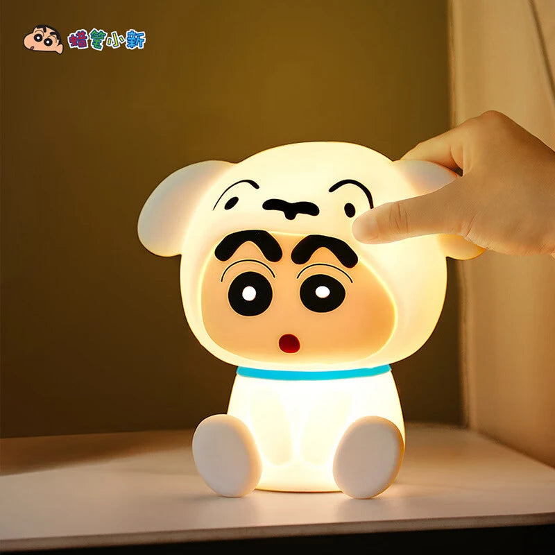Kawaii Crayon Shinchan Silicone Night Light