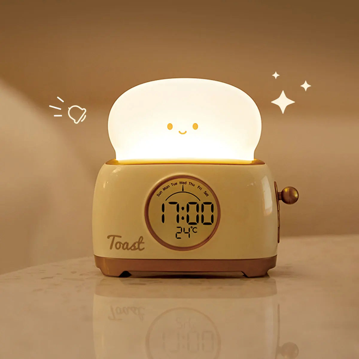 LED Night Light Alarm Clock