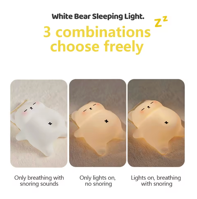 GlowPal Snoring Bear Lamp - GlowPal