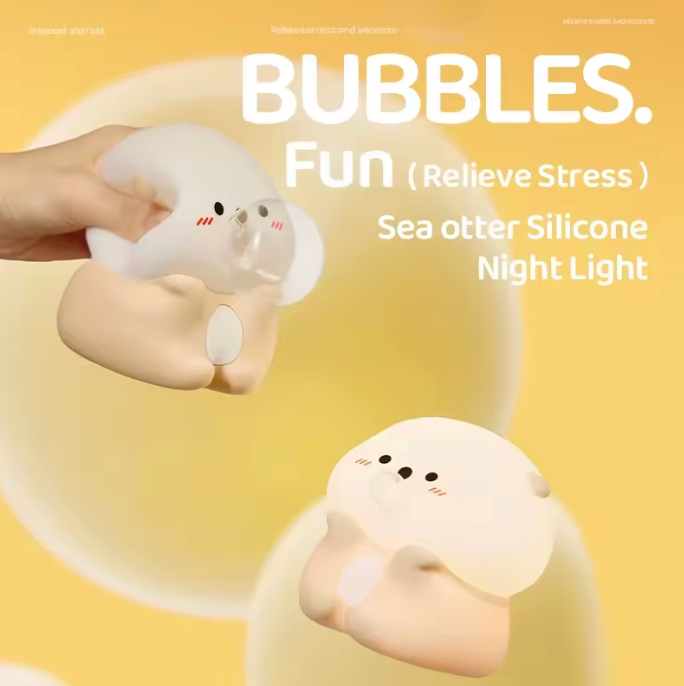 GlowPal Bubble Otter Nightlight - GlowPal