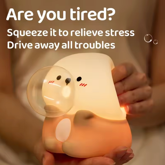 GlowPal Bubble Otter Nightlight - GlowPal