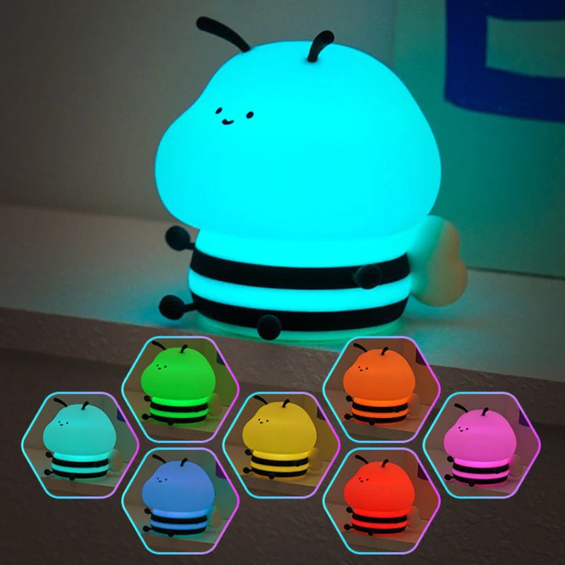 Honeybee Silicone Night Light