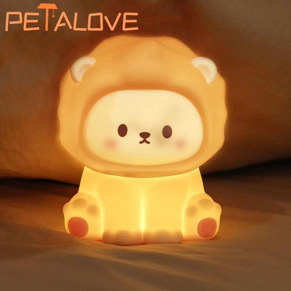 Lion Silicone Night Lamp