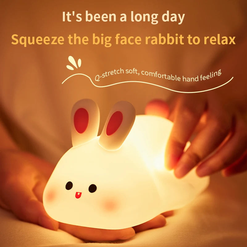 GlowPal SquishBunny Nightlight - GlowPal