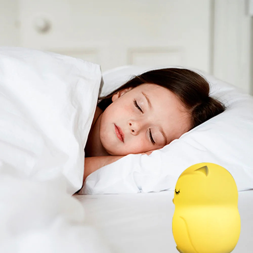 Owl LED Night Light with Remote Control