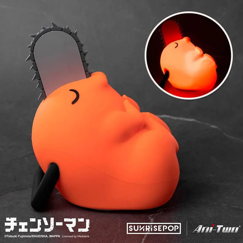 Sunrisepop Chainsaw Man Pochita Action Figures Night Light Collectible Ornaments Pat Light Desk Night Lamp Bedroom Decor Gifts