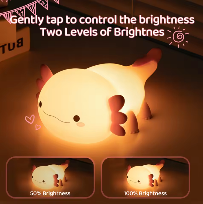 GlowPal Axolotl Nightlight - GlowPal