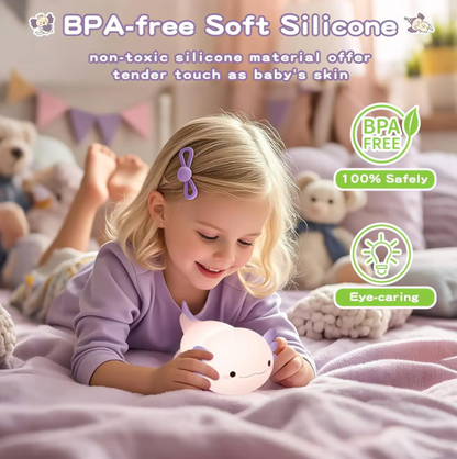 GlowPal Axolotl Lamp - Ocean Blue Limited