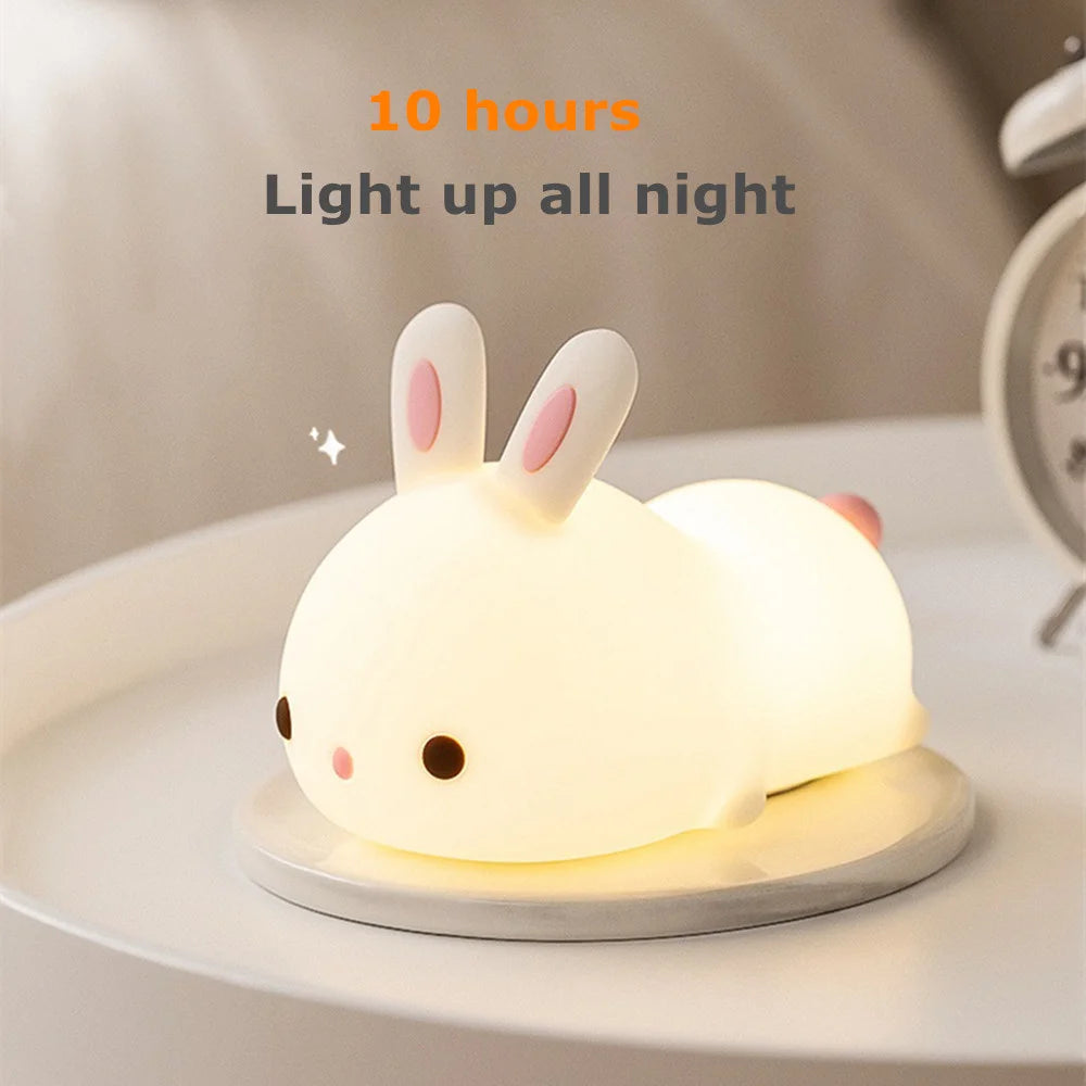 RGB Rabbit Night Light – 16 Colors