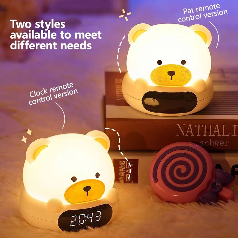 GlowPal BearClock Nightlight - GlowPal