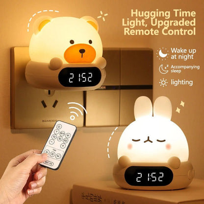 GlowPal BearClock Nightlight - GlowPal