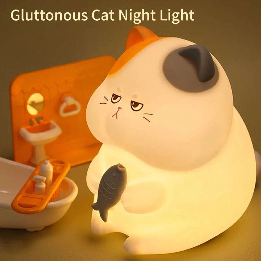 GlowPal Gluttonous Cat Nightlight - GlowPal