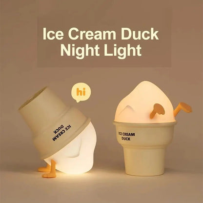 GlowPal Ice Cream Duck Nightlight - GlowPal